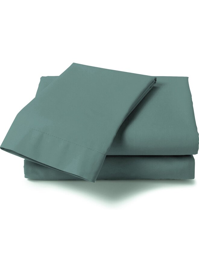 Laken Groen - Katoensatijn