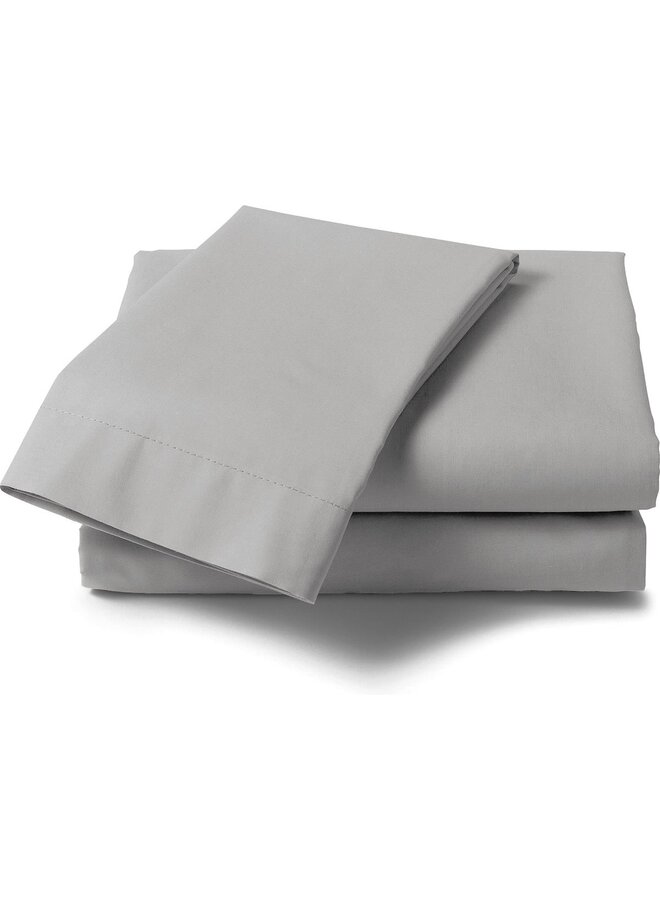 Laken Grijs - Katoensatijn