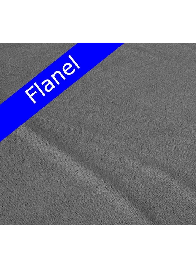Laken Antraciet - Flanel