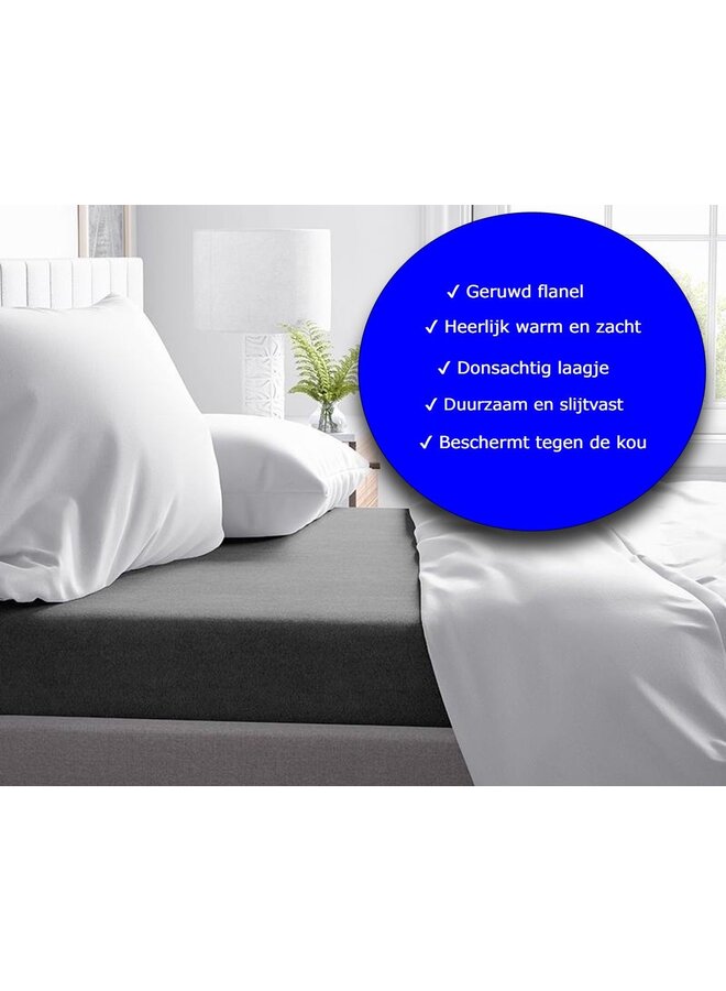 Dreamhouse Laken Antraciet - Flanel