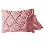 Sleeptime Kussenslopen Pintuck (Set Van 2) Roze - 60x70 - Velvet