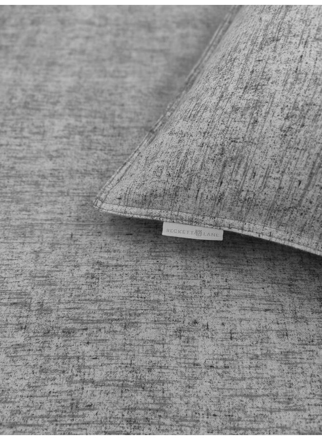 2x Heckett and Lane Flanel Kussenslopen Antraciet - 80x80