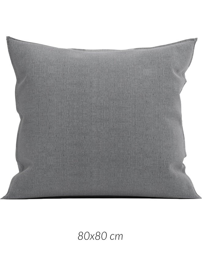 Kussenslopen Franela (Set van 2) Taupe - 80x80  - Flanel