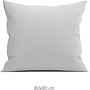 Heckett & Lane Kussenslopen Franela (Set van 2) Grijs - 80x80  - Flanel