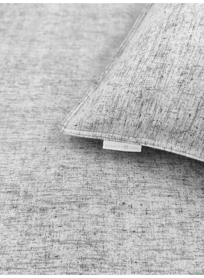 Heckett & Lane Kussenslopen Franela (Set van 2) Grijs - 80x80  - Flanel