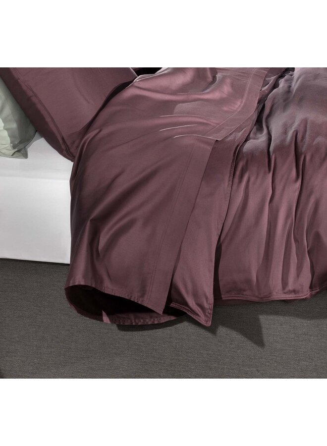 Laken Paars - Katoensatijn