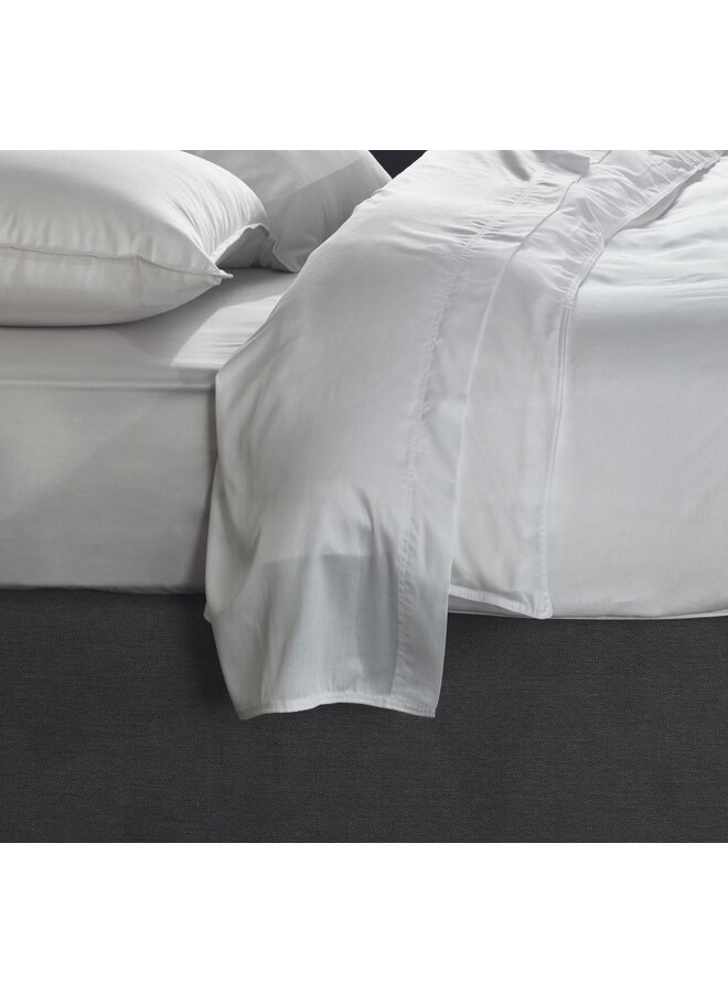 Laken Wit - Katoensatijn