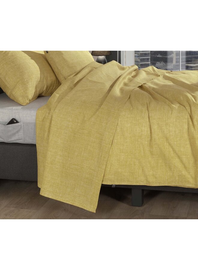 ZO! Home Laken Lino Geel - Katoen