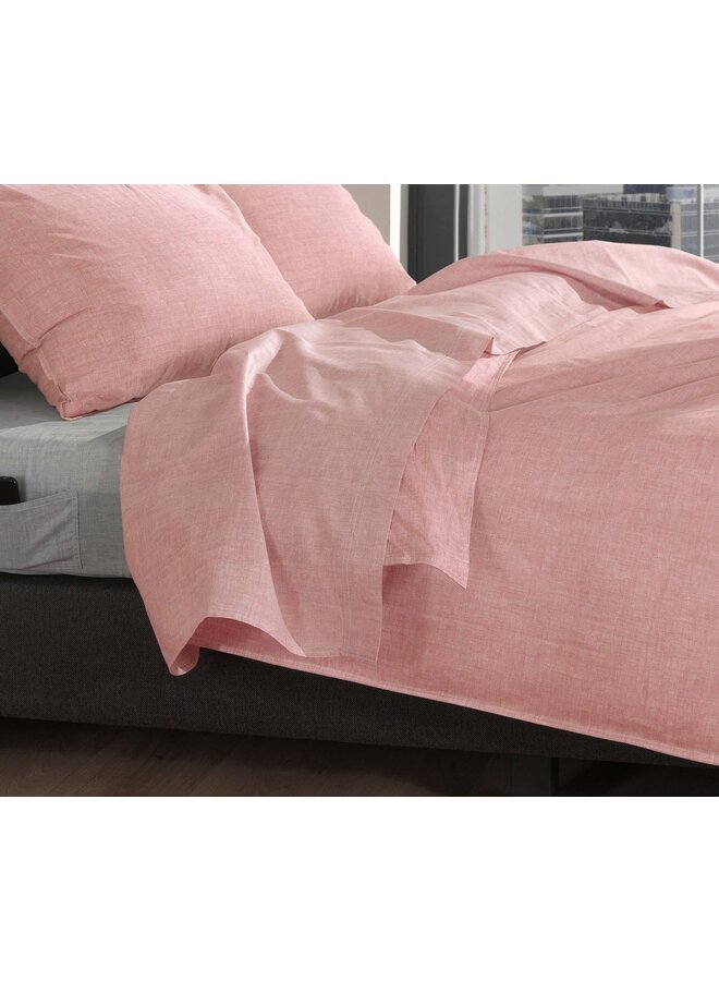 ZO! Home Laken Lino Licht Roze - Katoen