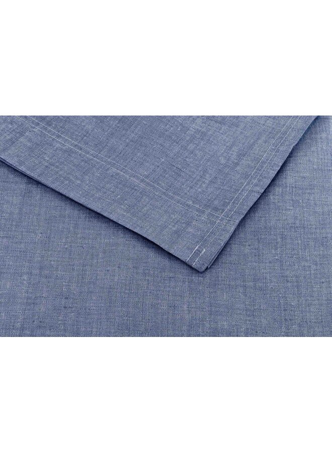 ZO! Home Laken Lino Medium Blauw - Katoen