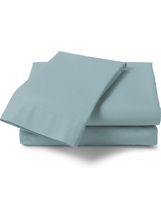 Heckett & Lane Laken Licht Blauw - Katoensatijn