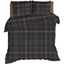 Romanette Lakenset Bariloche Antraciet - Flanel