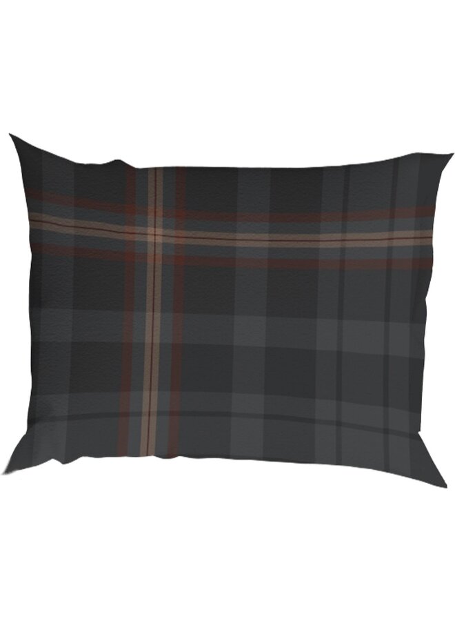 Romanette Lakenset Bariloche Antraciet - Flanel