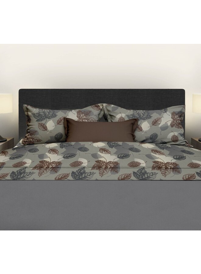 Romanette Lakenset Venosc Grijs - Flanel