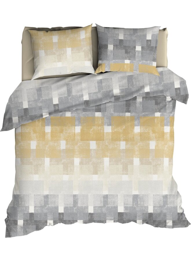 Romanette Lakenset Brixen Grijs - Flanel