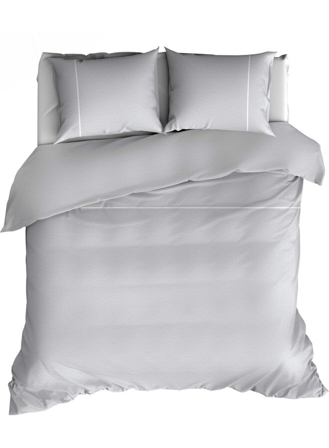 Romanette Lakenset Duchesse Grijs/Wit - Flanel