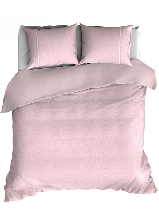 Romanette Lakenset Duchesse Roze/Wit - Flanel