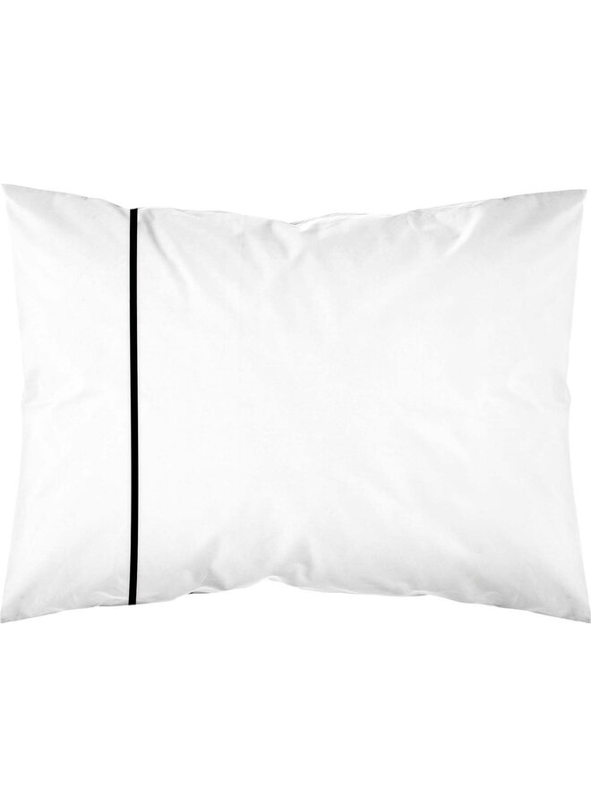 Romanette Lakenset Duchesse Wit/Zwart- Flanel