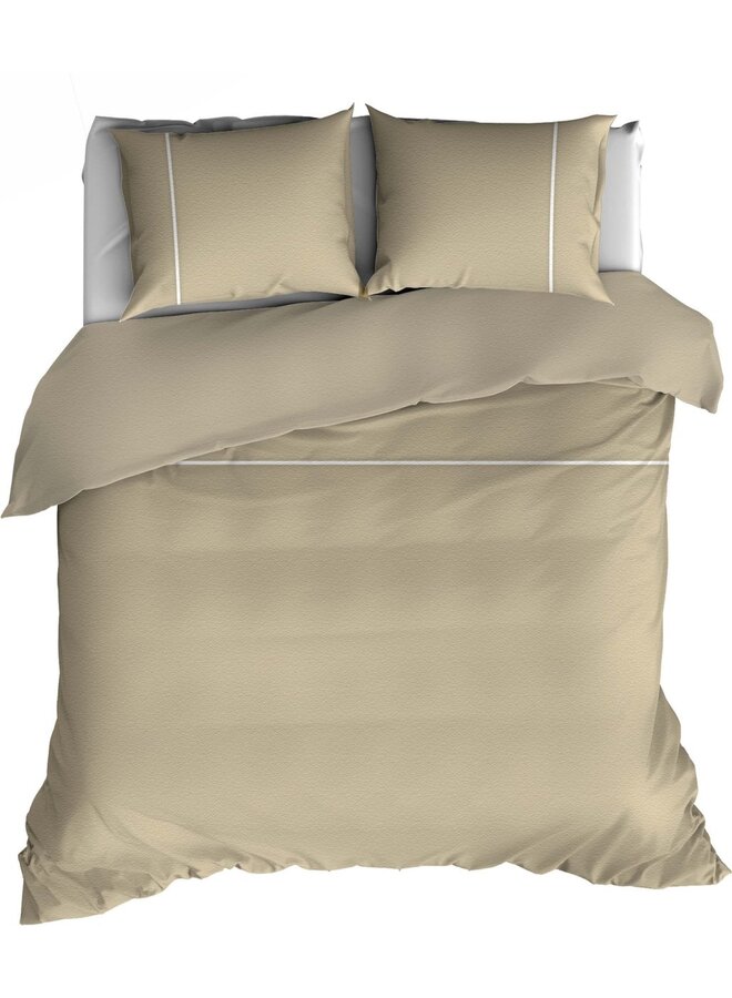 Romanette Lakenset Duchesse Zand/Wit - Flanel