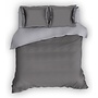 Romanette Lakenset Uni Comtesse Antraciet/Grijs - Flanel