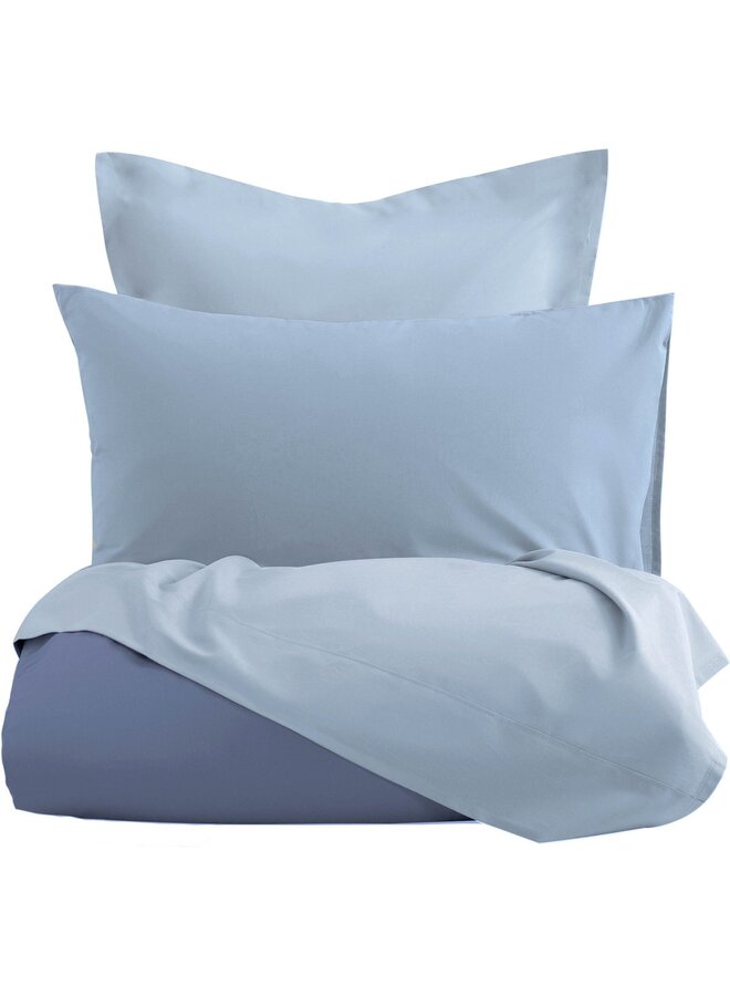 Romanette Lakenset Uni Comtesse Jeans/Blauw - Flanel