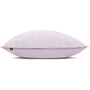 ZO! Home Kussenslopen Lino Grijs Lilac- Set Van 2 - Katoen