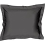 Cascina Colorini Kussenslopen Park Lane Antraciet - Set Van 2 - Egyptisch Percale Katoen