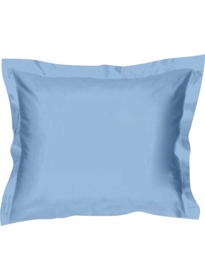 Kussenslopen Park Lane Blauw - Set Van 2 - Egyptisch Percale Katoen