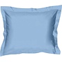 Cascina Colorini Kussenslopen Park Lane Blauw - Set Van 2 - Egyptisch Percale Katoen