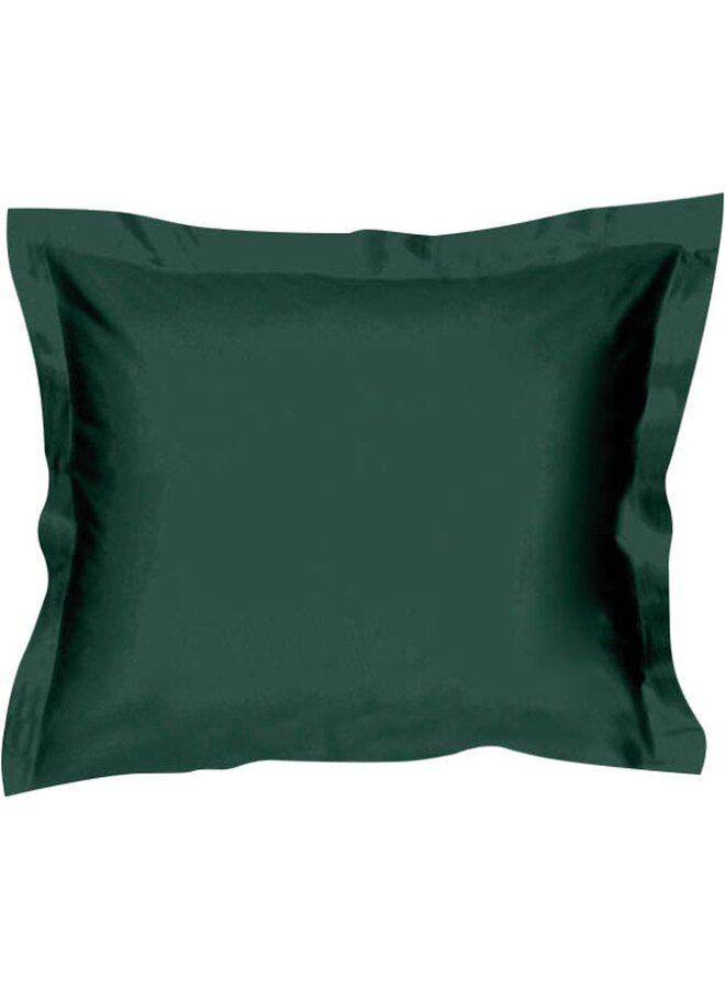 Cascina Colorini Kussenslopen Park Lane Oxford (Set Van 2) Botanisch Groen - 60x70 - Egyptisch Percale Katoen