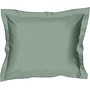 Cascina Colorini Kussenslopen Park Lane Groen - Set Van 2 - Egyptisch Percale Katoen
