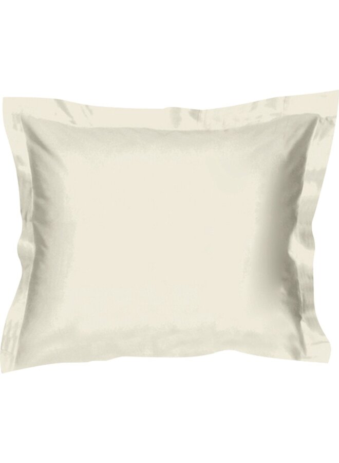 Cascina Colorini Kussenslopen Park Lane Oxford (Set Van 2) Creme - 60x70 - Egyptisch Percale Katoen