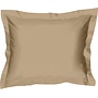 Cascina Colorini Kussenslopen Park Lane Zand - Set Van 2 - Egyptisch Percale Katoen