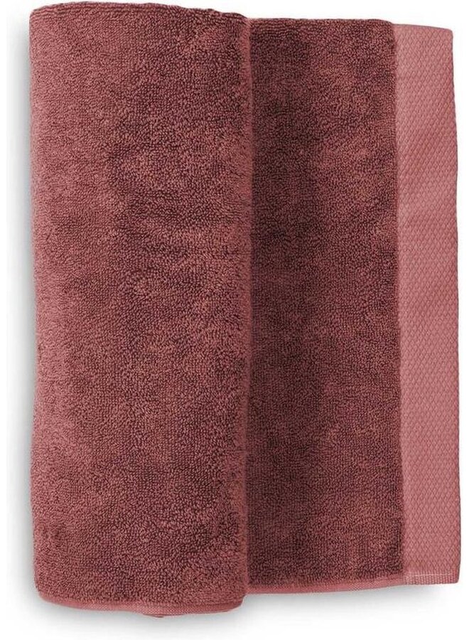 Heckett & Lane Handdoeken Premium (Set Van 3) Terra - 50x100 - Badstof Katoen