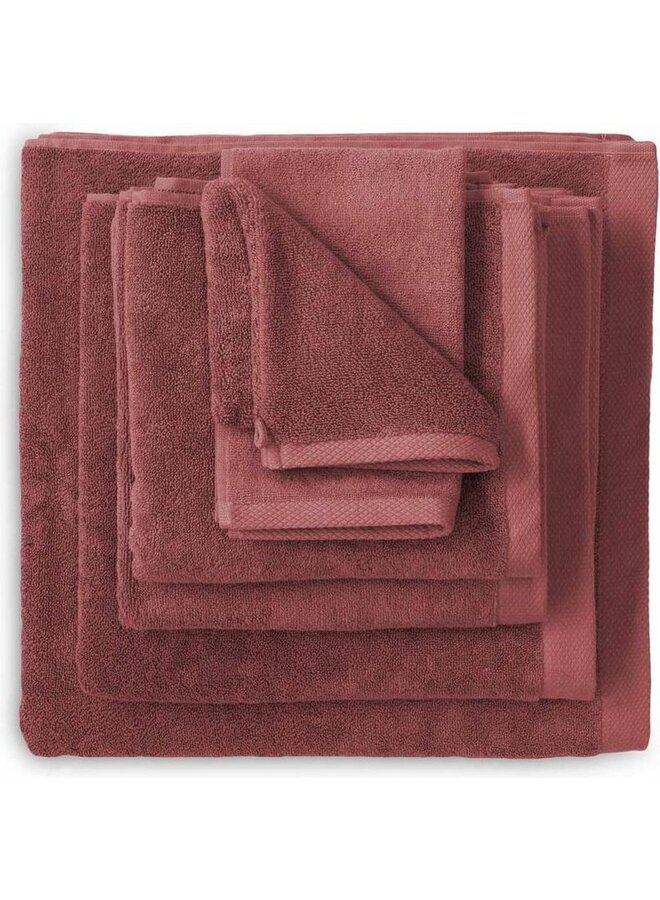 Heckett & Lane Handdoeken Premium (Set Van 3) Terra - 50x100 - Badstof Katoen