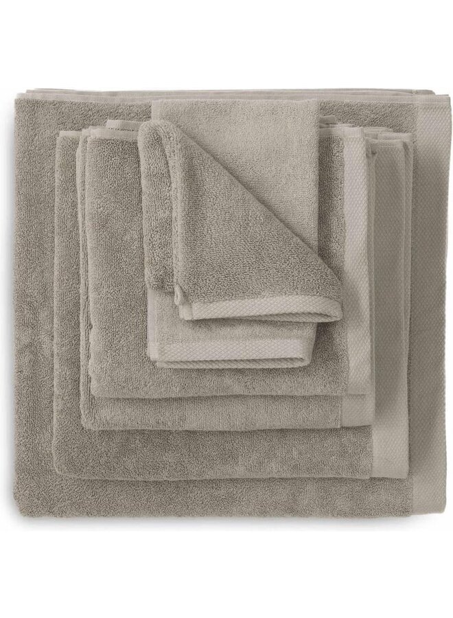 Heckett & Lane Handdoeken Premium Taupe - Badstof Katoen