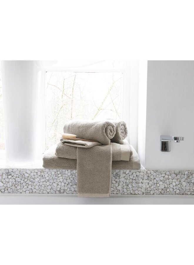 Heckett & Lane Handdoeken Premium Taupe - Badstof Katoen