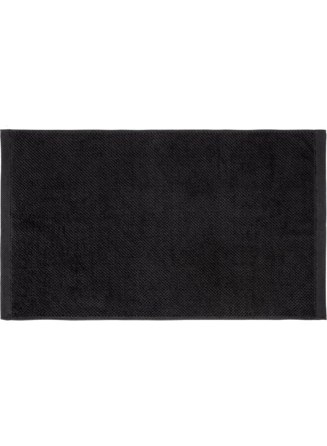 Heckett & Lane Handdoeken Grant (Set Van 2) Zwart - 60x110 - Badstof Katoen