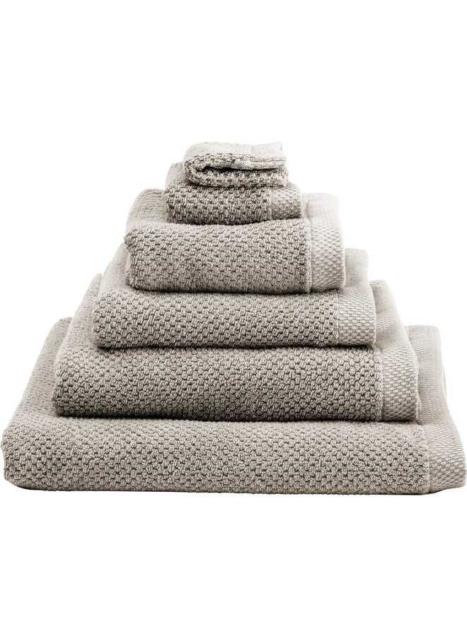 Heckett & Lane Handdoeken Grant (Set Van 2) Taupe - 70x140 - Badstof Katoen