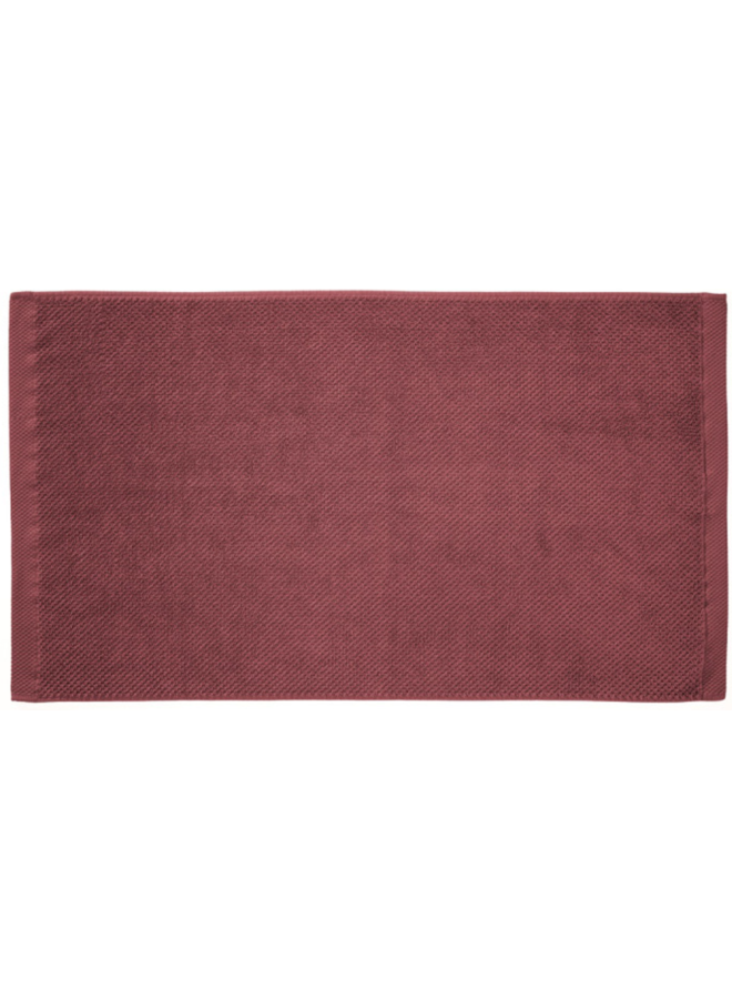 Heckett & Lane Handdoeken Grant (Set Van 2) Rood - 60x110 - Badstof Katoen