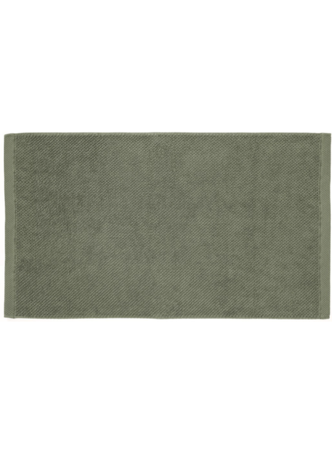 Handdoeken Grant (Set Van 2) Groen - 70x140 - Badstof Katoen