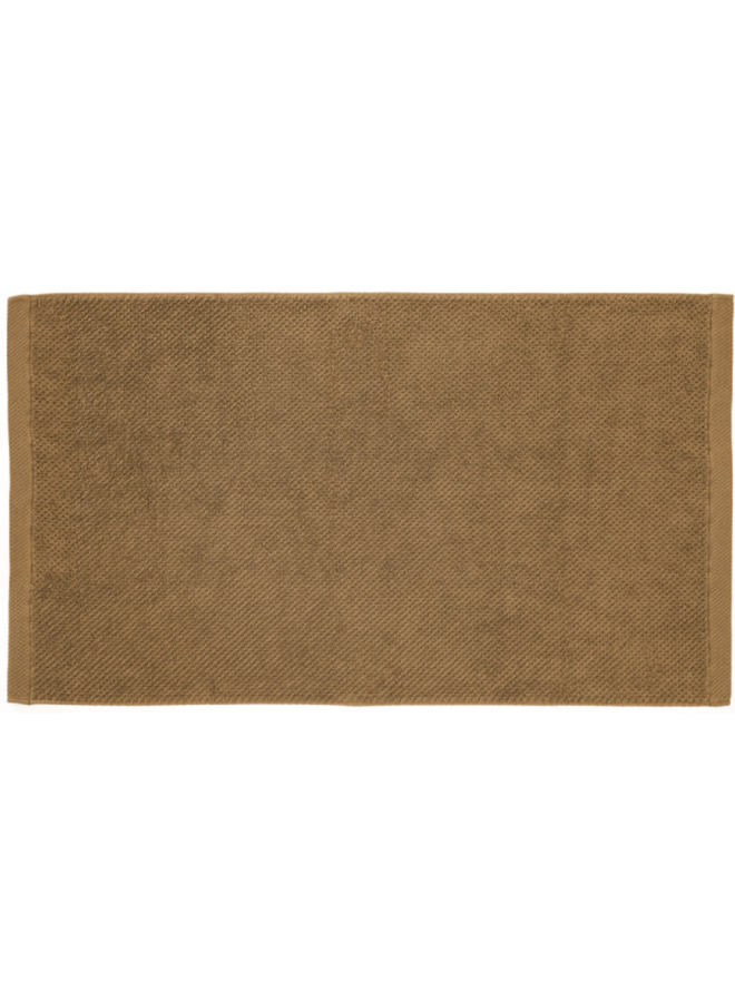 Heckett & Lane Handdoeken Grant (Set Van 2) Cognac Bruin - 60x110 - Badstof Katoen