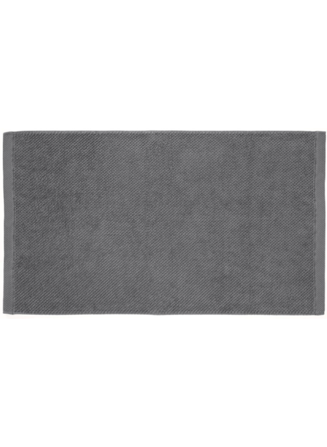 Heckett & Lane Handdoeken Grant (Set Van 2) Antraciet - 70x140 - Badstof Katoen