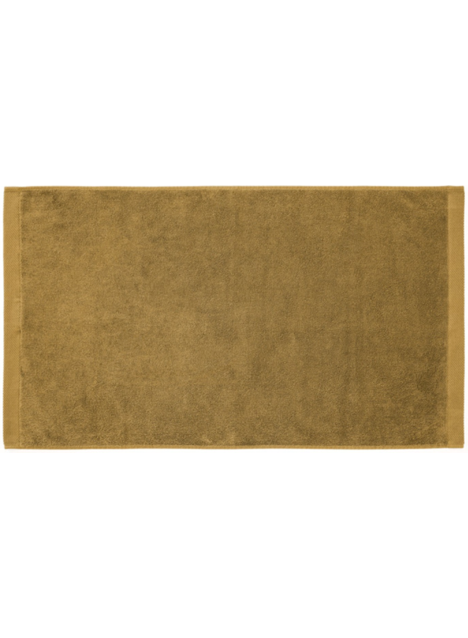 Handdoeken Premium (Set Van 2) Oker Geel - 60x110 - Badstof Katoen