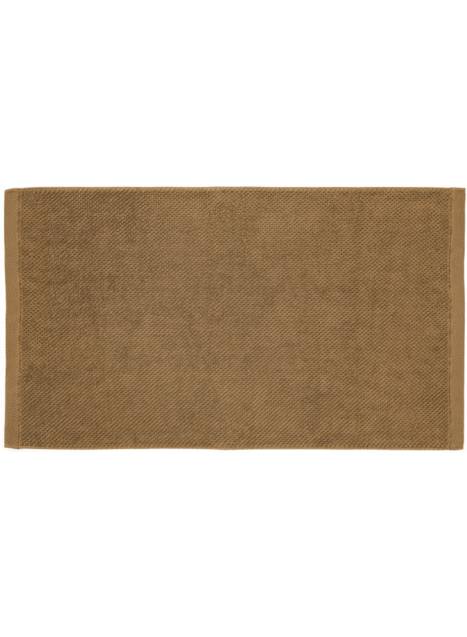 Heckett & Lane Handdoeken Grant (Set Van 2) Cognac Bruin - 50x100 - Badstof Katoen