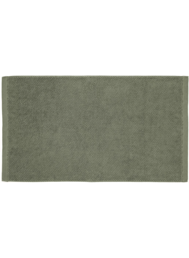 Handdoeken Grant (Set Van 2) Groen - 50x100 - Badstof Katoen