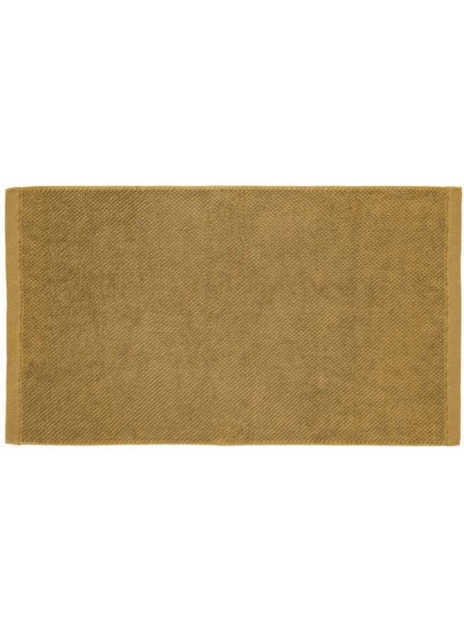 Heckett & Lane Handdoeken Grant (Set Van 2) Oker Geel - 50x100 - Badstof Katoen