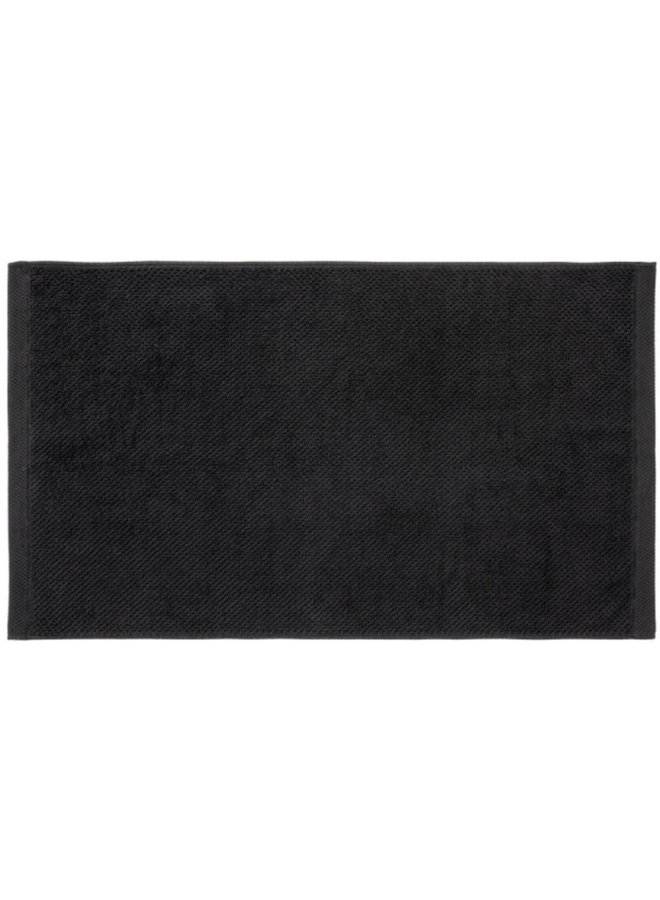 Handdoeken Grant (Set Van 2) Zwart - 50x100 - Badstof Katoen