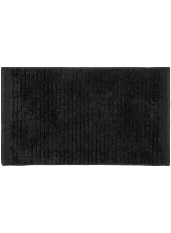 Heckett & Lane Handdoeken Prestige (Set Van 2) Zwart - 50x100 - Badstof Katoen