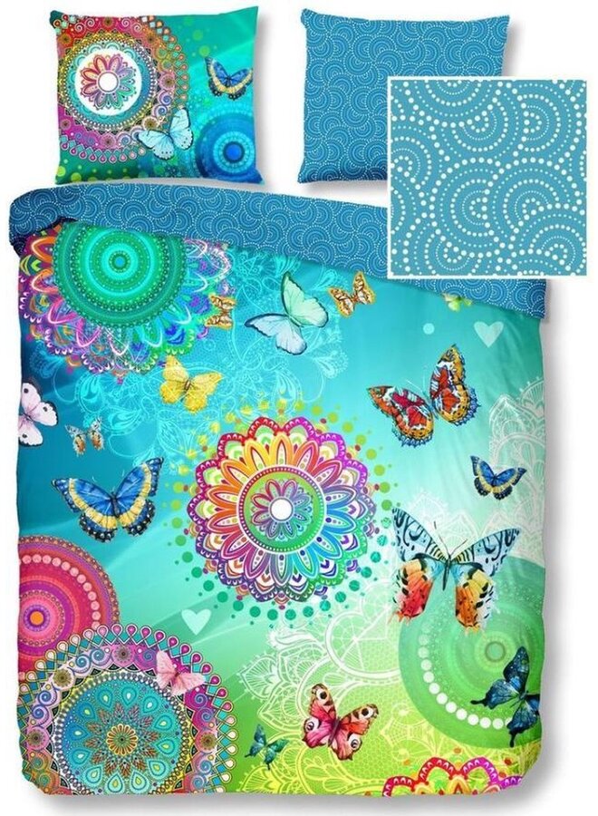 HIP Dekbedovertrek Mystic Multi - Katoensatijn